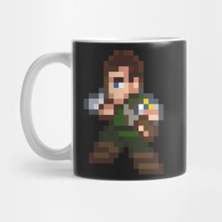 Chris Redfield Resident Evil Pixel Art Mug